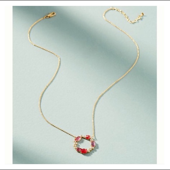 NWT ANTHROPOLOGIE Birthstone Infinity Necklace - Picture 2 of 3